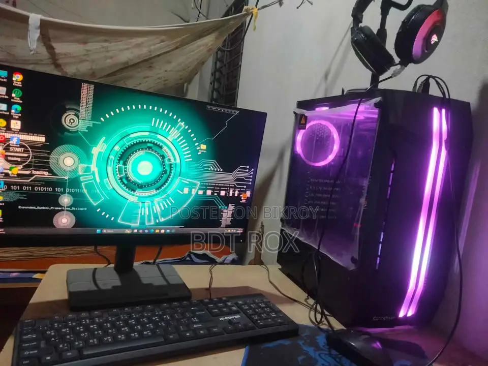 New Desktop Computer MSI Gaming 24 6QE 16GB AMD Ryzen 5 SSD 256GB