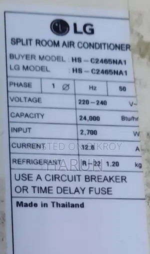Almost New Fresh Lg 2 Ton Ac