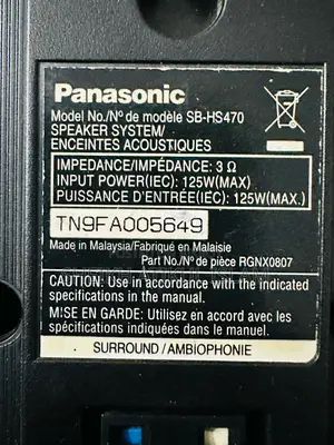Panasonic Speakers