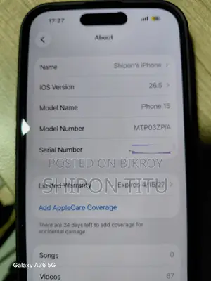 Apple iPhone 15 128 GB Black