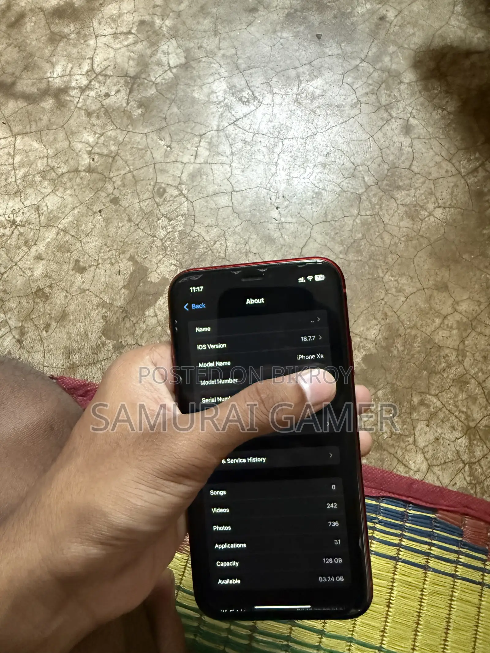 অ্যাপল আইফোন এক্সআর ১২৮ জিবি রেড