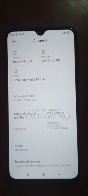Xiaomi Redmi Note 8 64 GB Blue