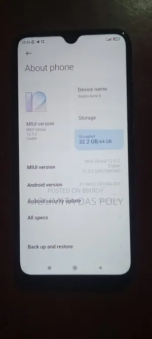 Xiaomi Redmi Note 8 64 GB Blue