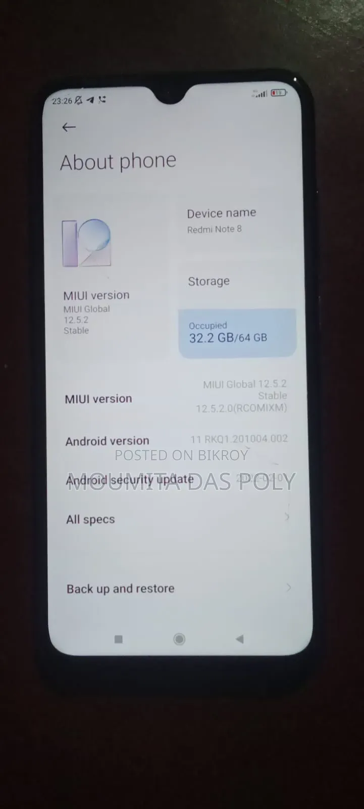 Xiaomi Redmi Note 8 64 GB Blue