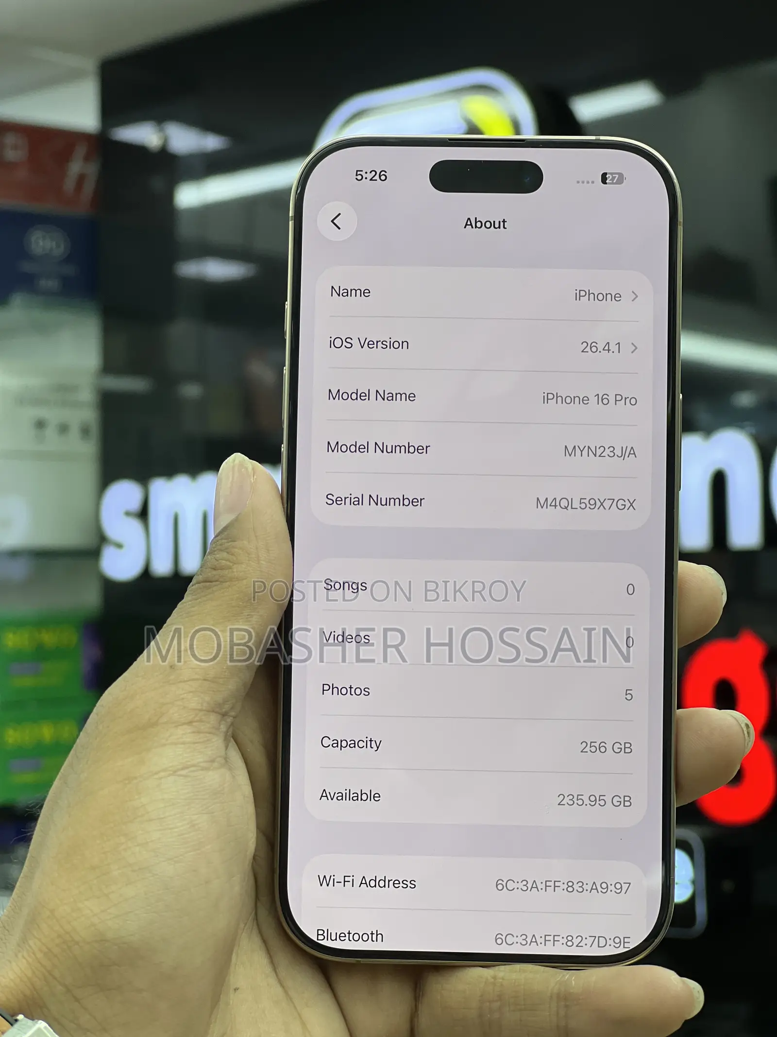 New Apple iPhone 16 Pro 256 GB