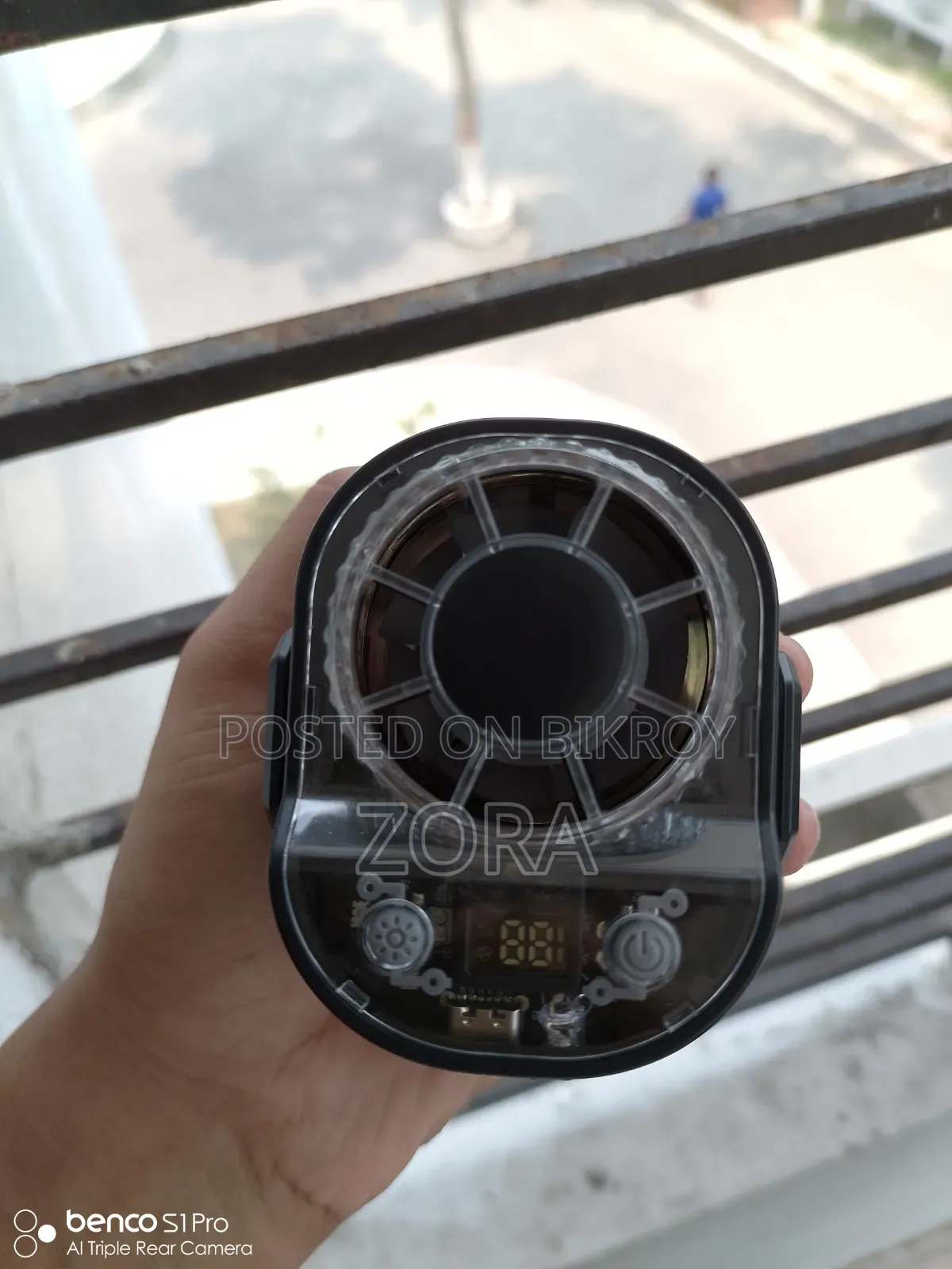 Y18 Portable Waist Hanging Rechargeable Fan (কোমরে লাগানো ফ্যান)
