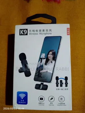 Wireless Microphone - Brand New (Best for Mobiles)