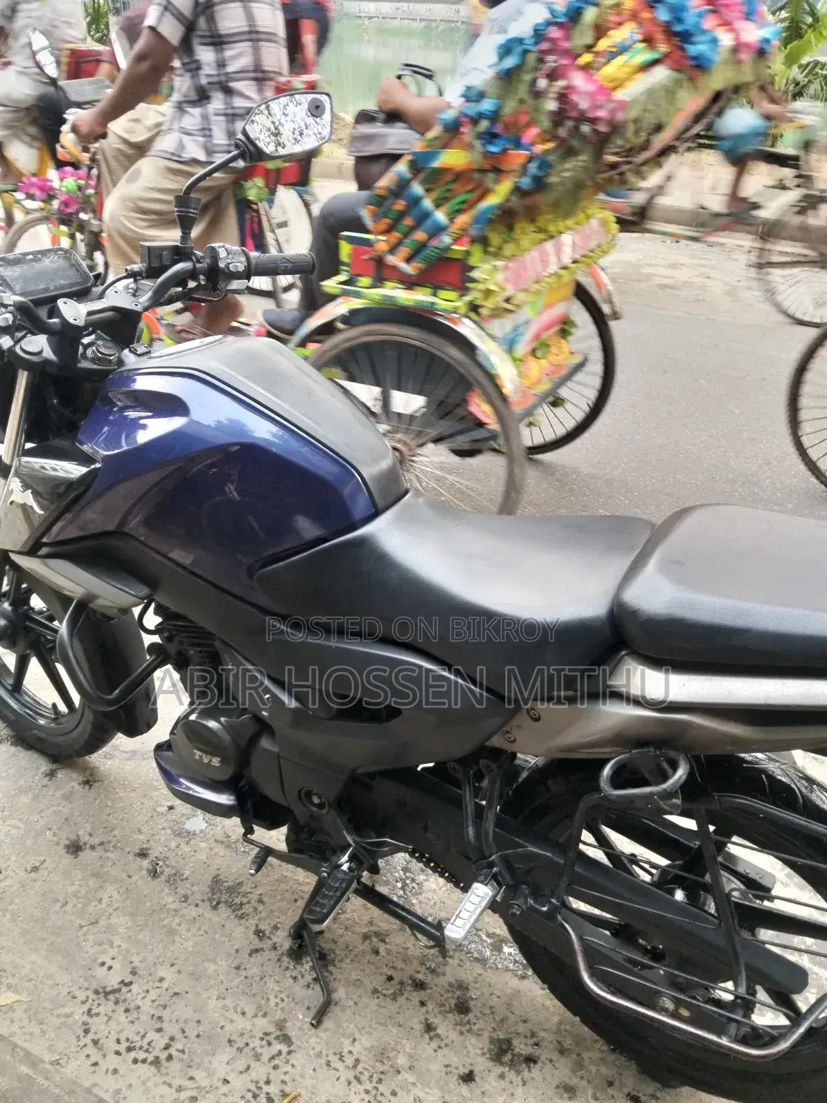 New TVS Raider 125 2022 Blue