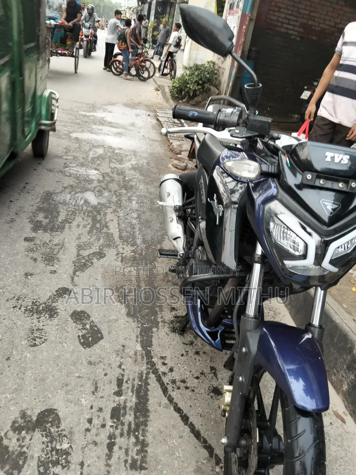 New TVS Raider 125 2022 Blue