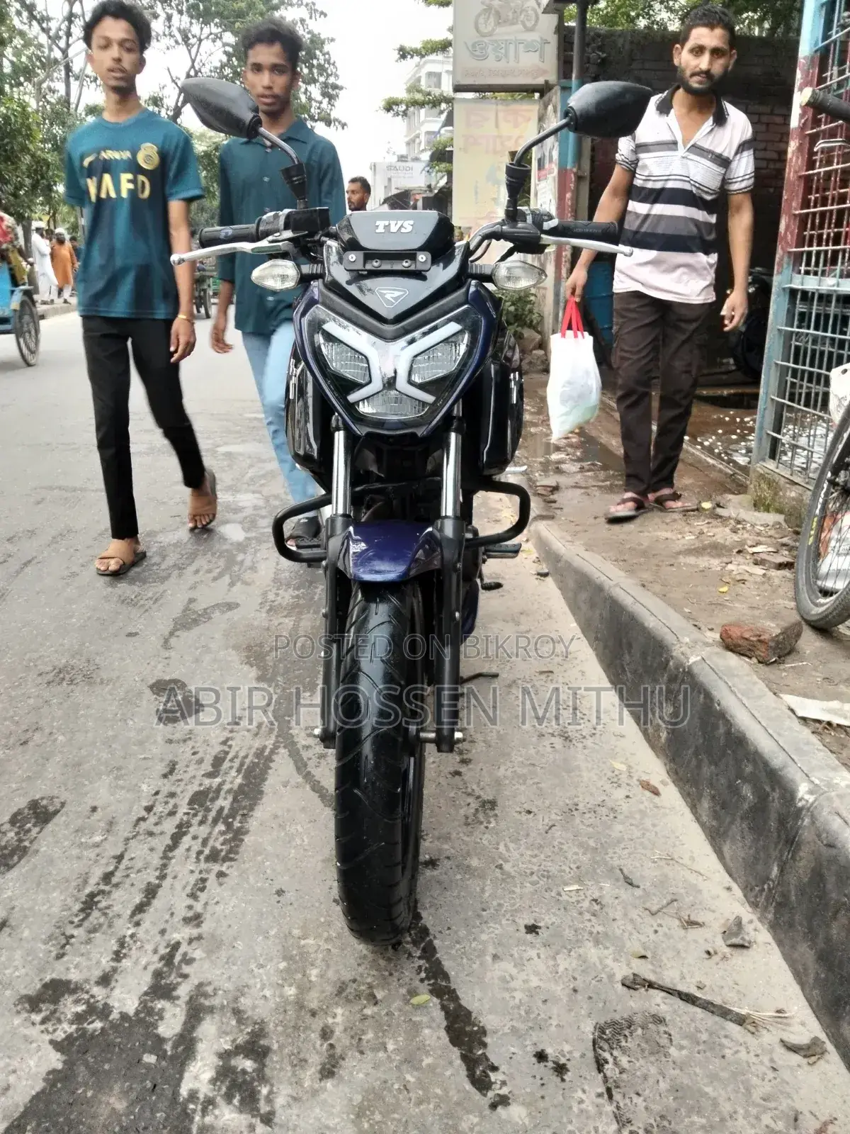 New TVS Raider 125 2022 Blue