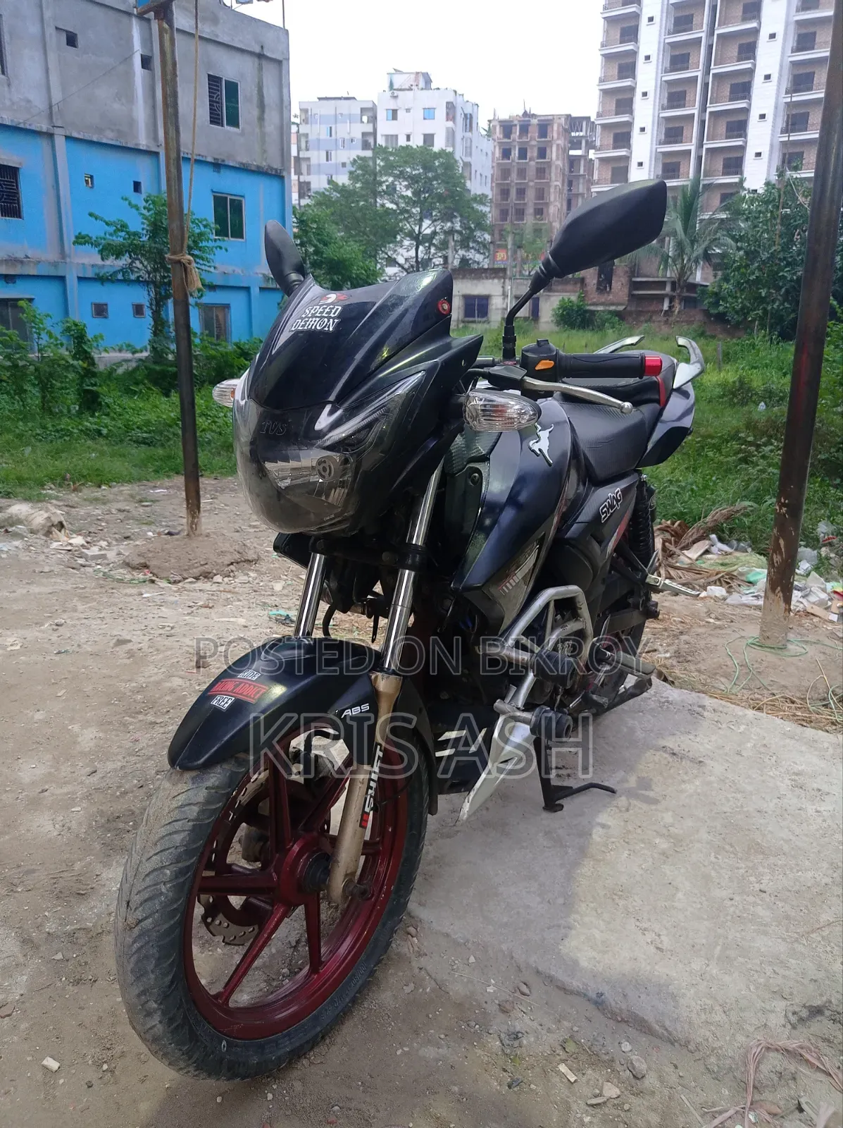 TVS Apache RTR 160 2V 2018 Black