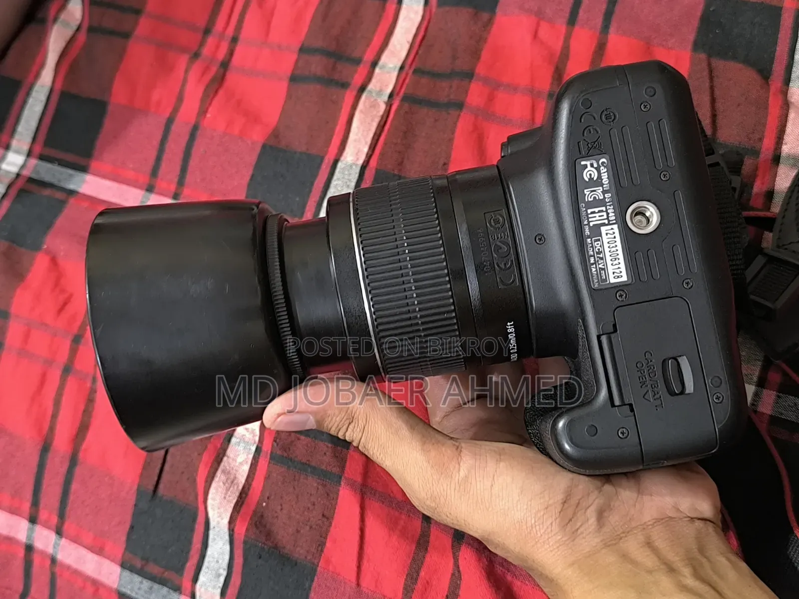 Canon 1200d (99% New) DSLR Camera Full Setup