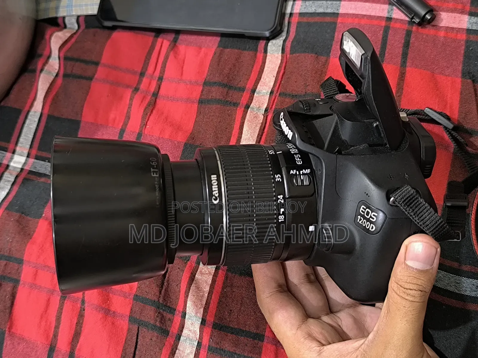 Canon 1200d (99% New) DSLR Camera Full Setup