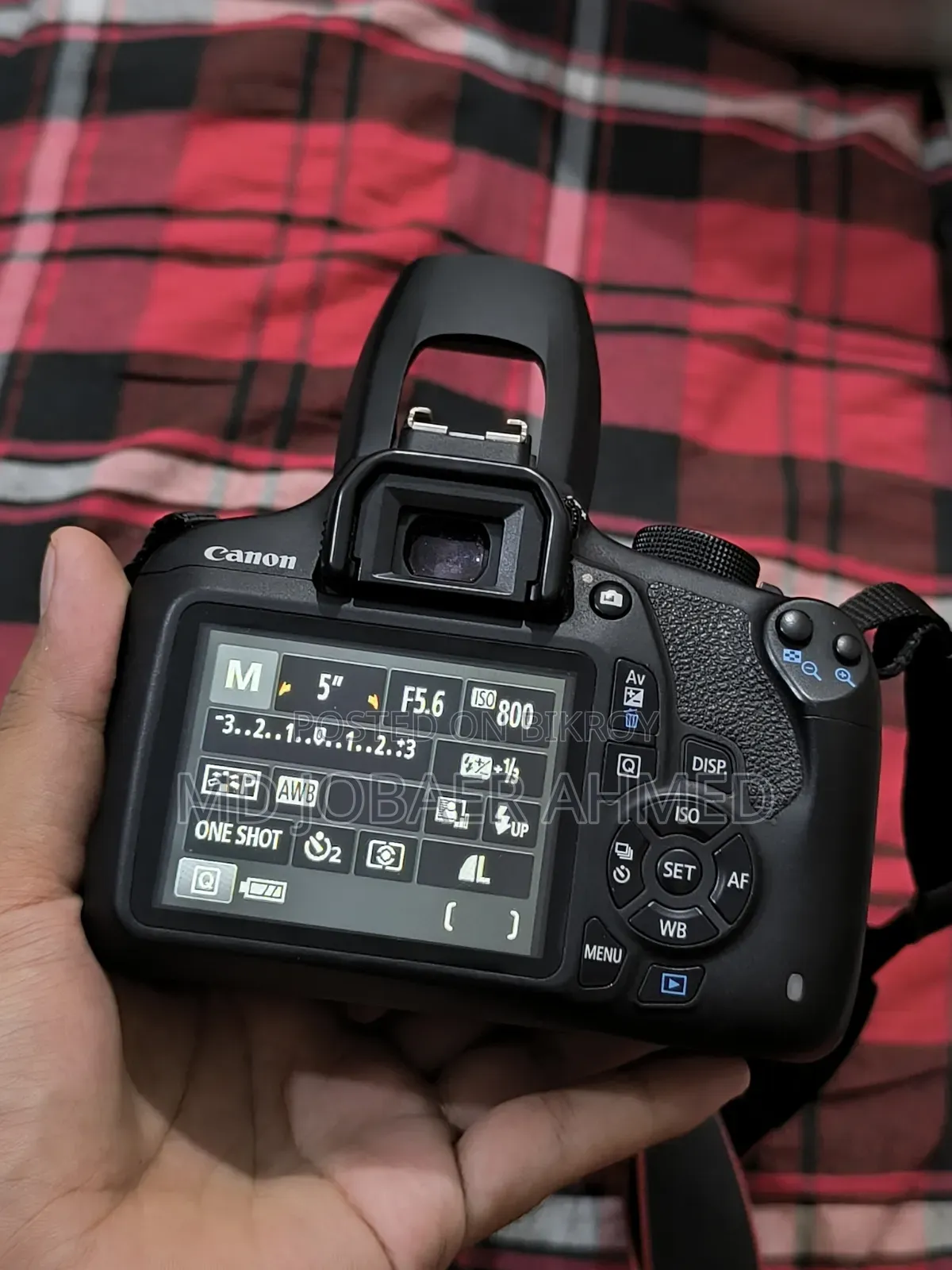 Canon 1200d (99% New) DSLR Camera Full Setup