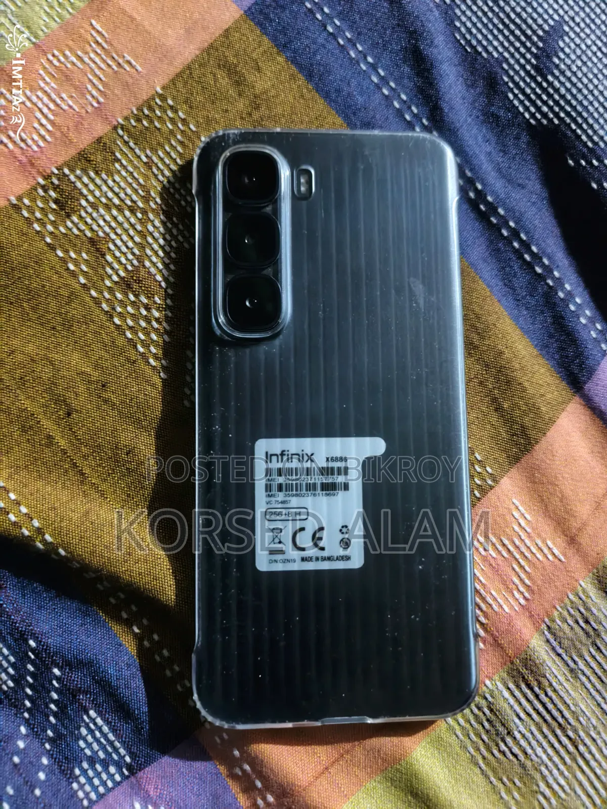 New Infinix Hot 60 Pro+ 256 GB Black
