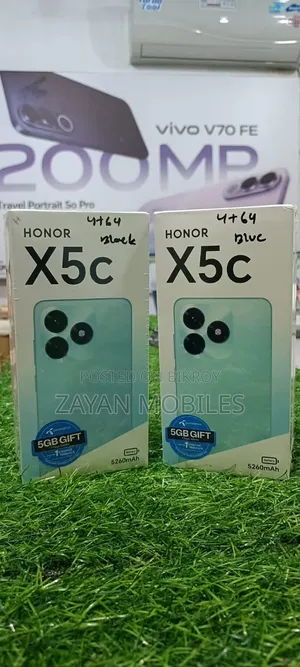 New Honor X5c Plus 64 GB Black