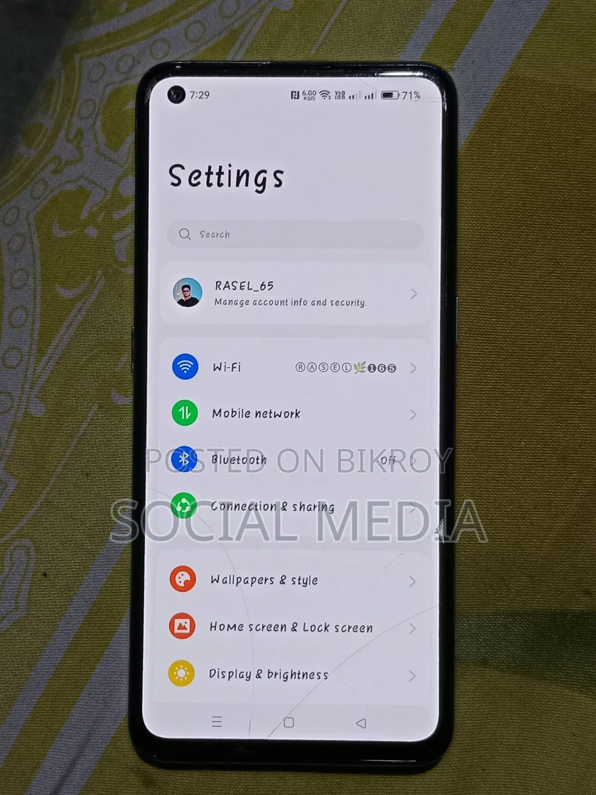 Oppo Reno6 128 GB Bronze
