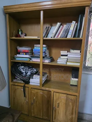 Teak Wood Bookshelf