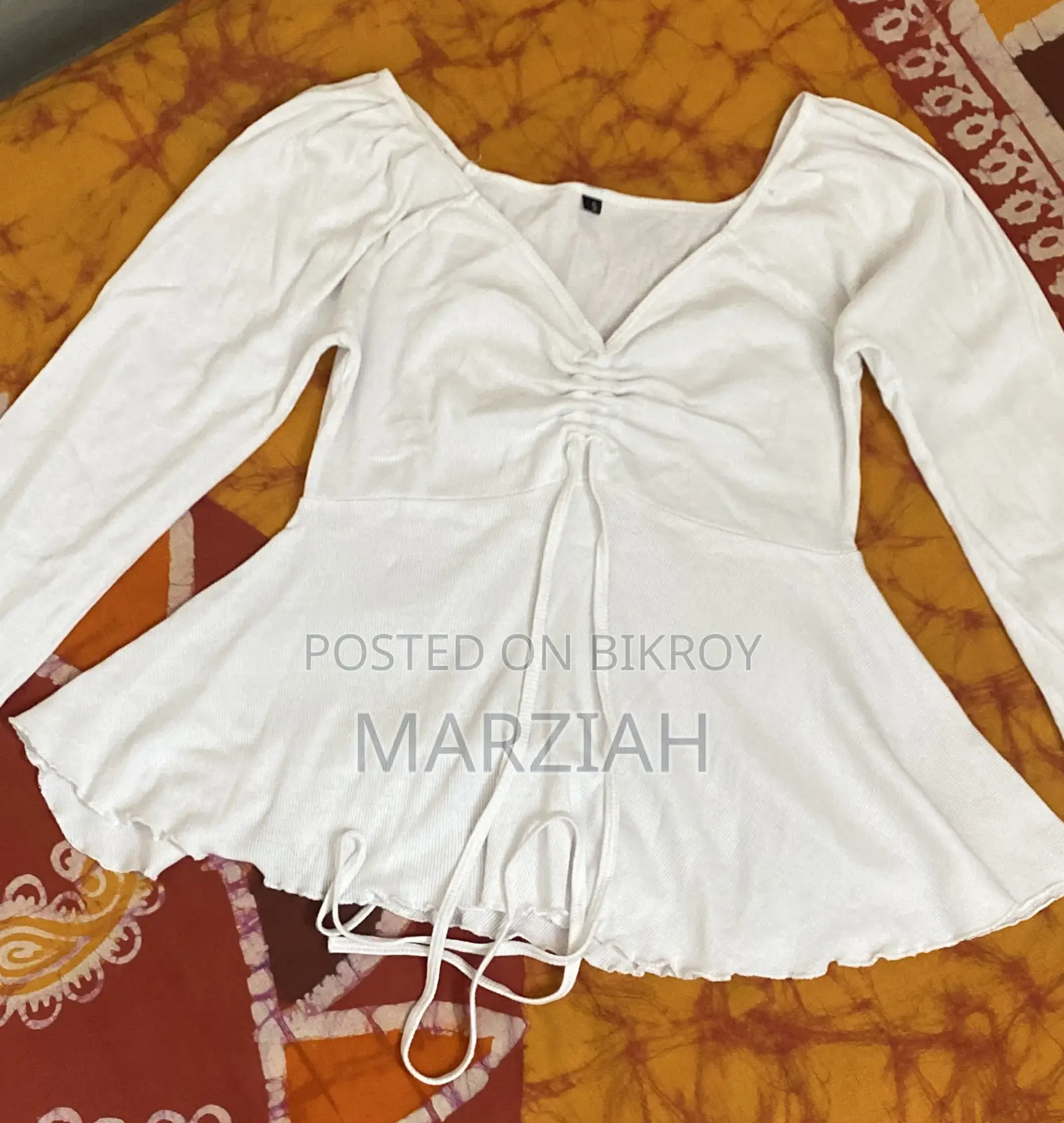 White Casual Top