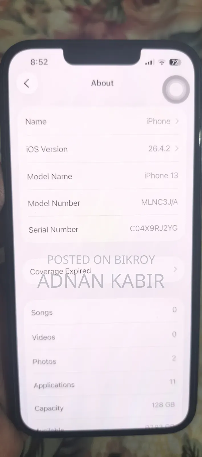 Apple iPhone 13 128 GB Black