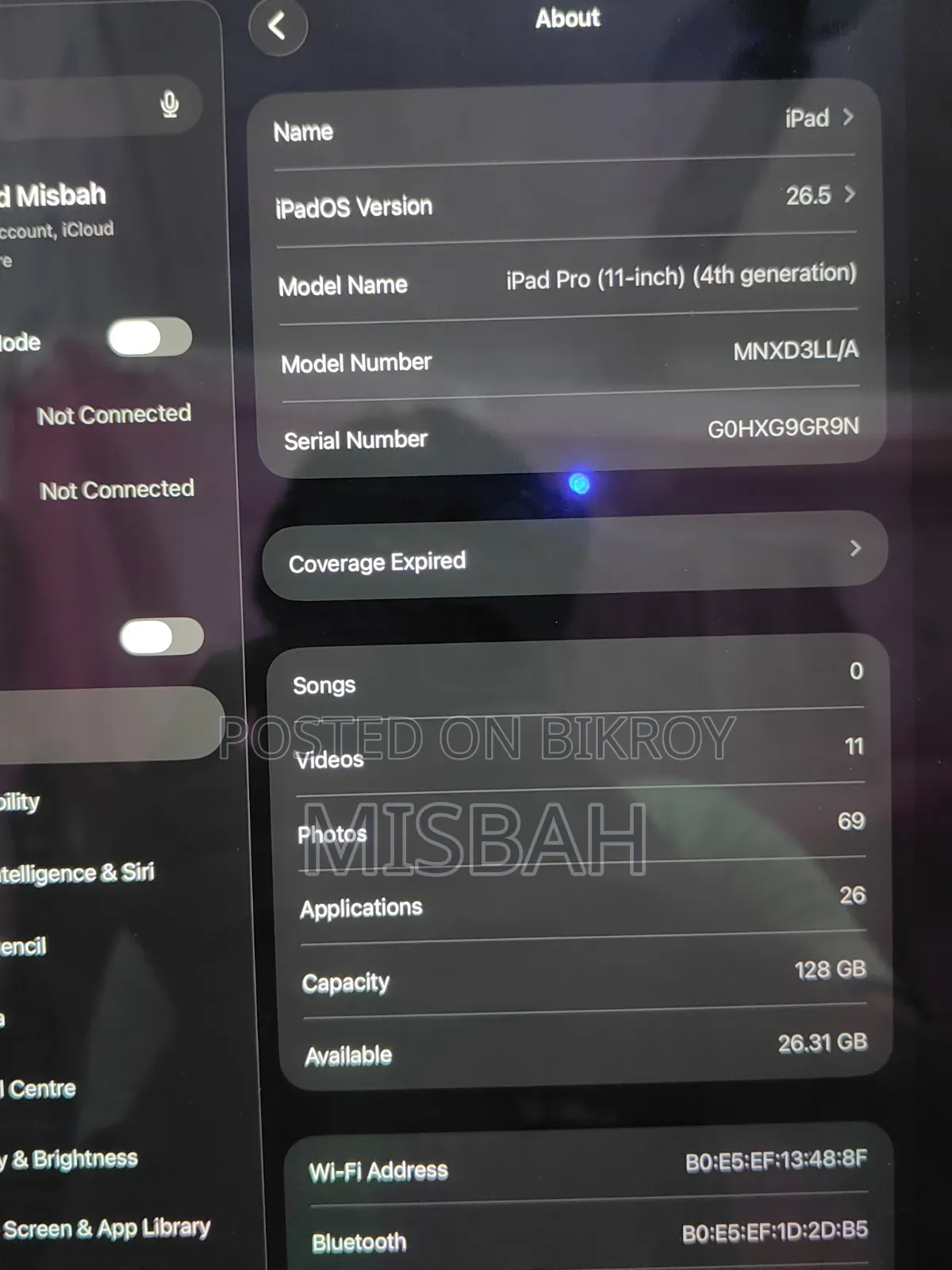 Apple iPad (2022) 128 GB Gray
