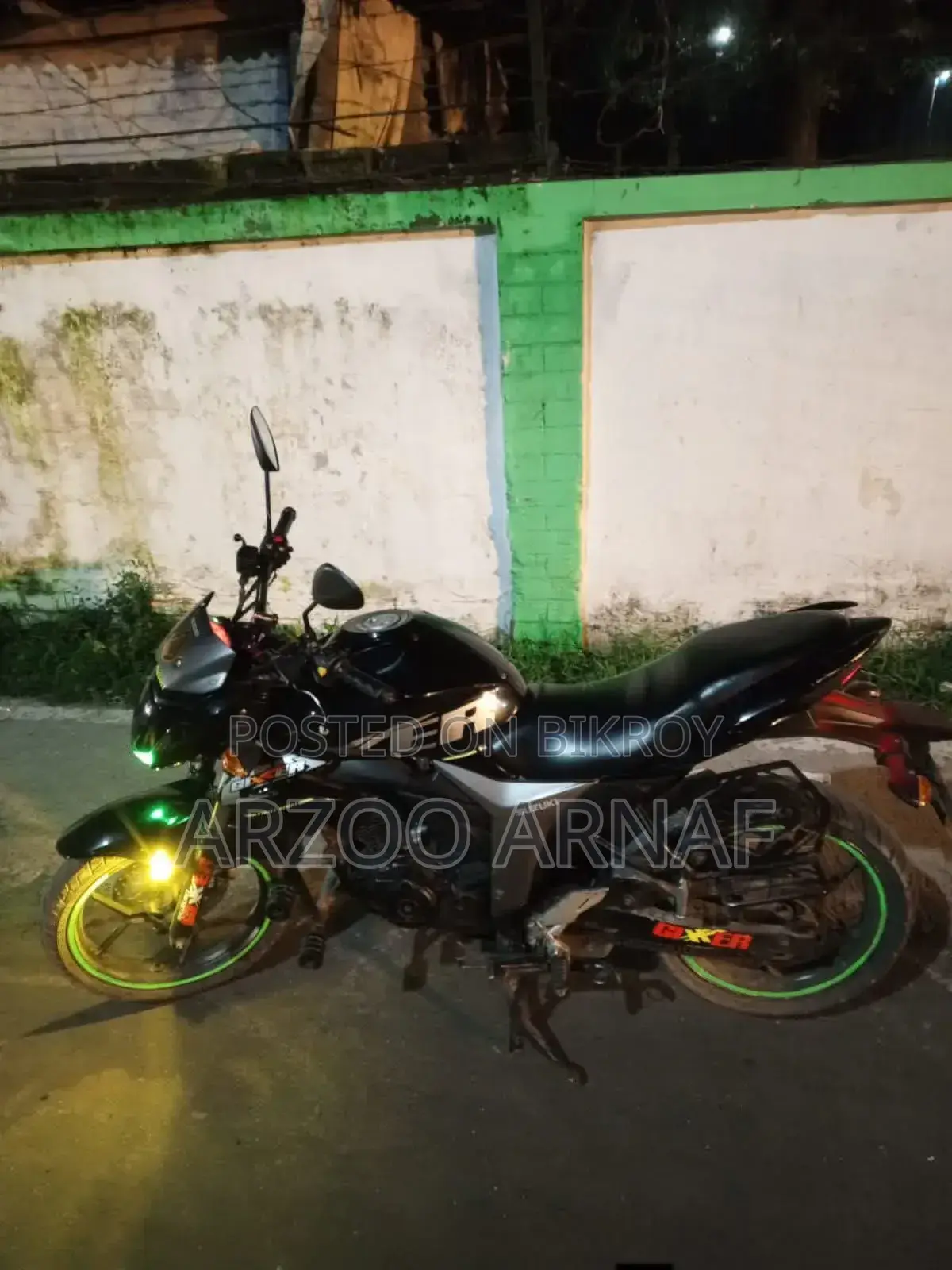 Suzuki Gixxer Monotone 2016 Black