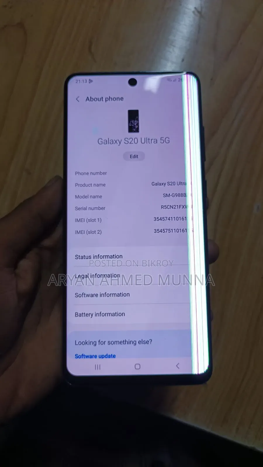 Samsung Galaxy S20 Ultra 5G 256 GB