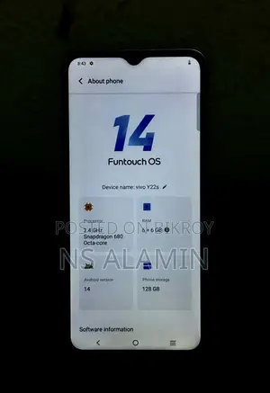 Vivo Y22s 128 GB Blue