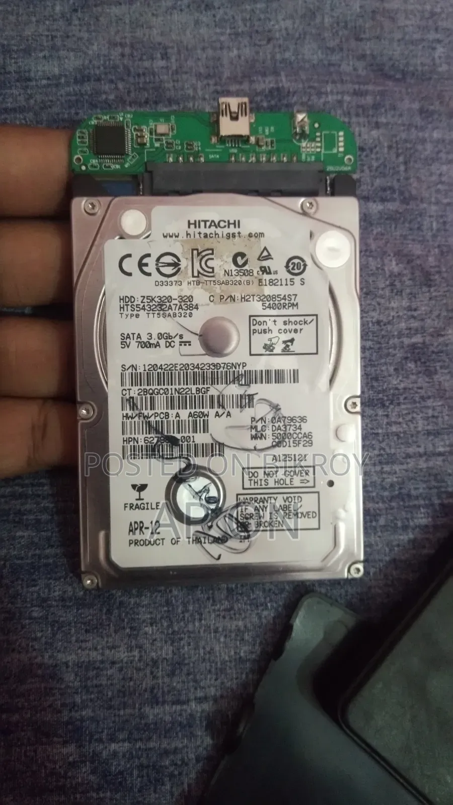 Hitachi Computer Hard Drive