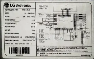 LG Refrigerator 22 CFT