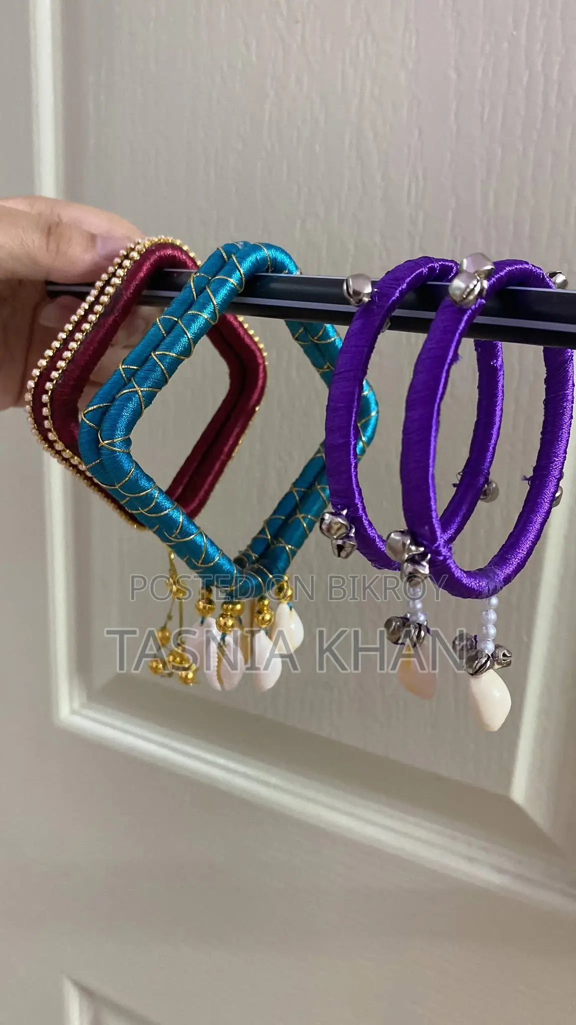 Handmade Bangles, Wall-Mats, and Jewelry