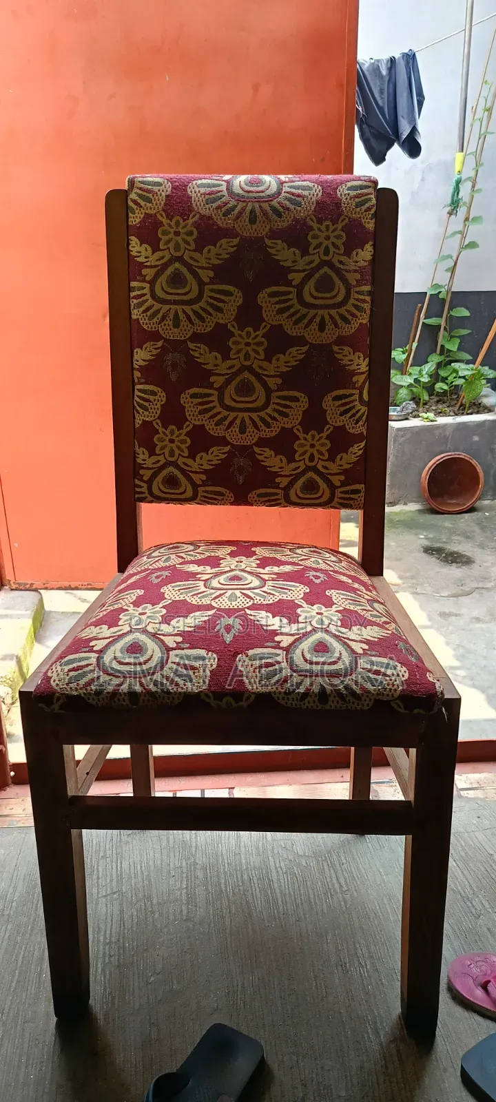 4 Garjan Wood Chairs for Sale