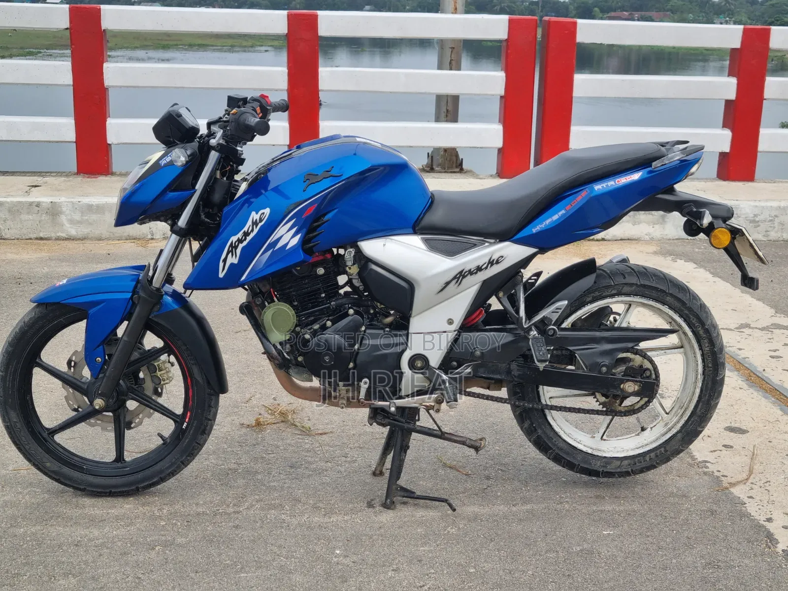 TVS Apache RTR 160 4V 2022 Blue