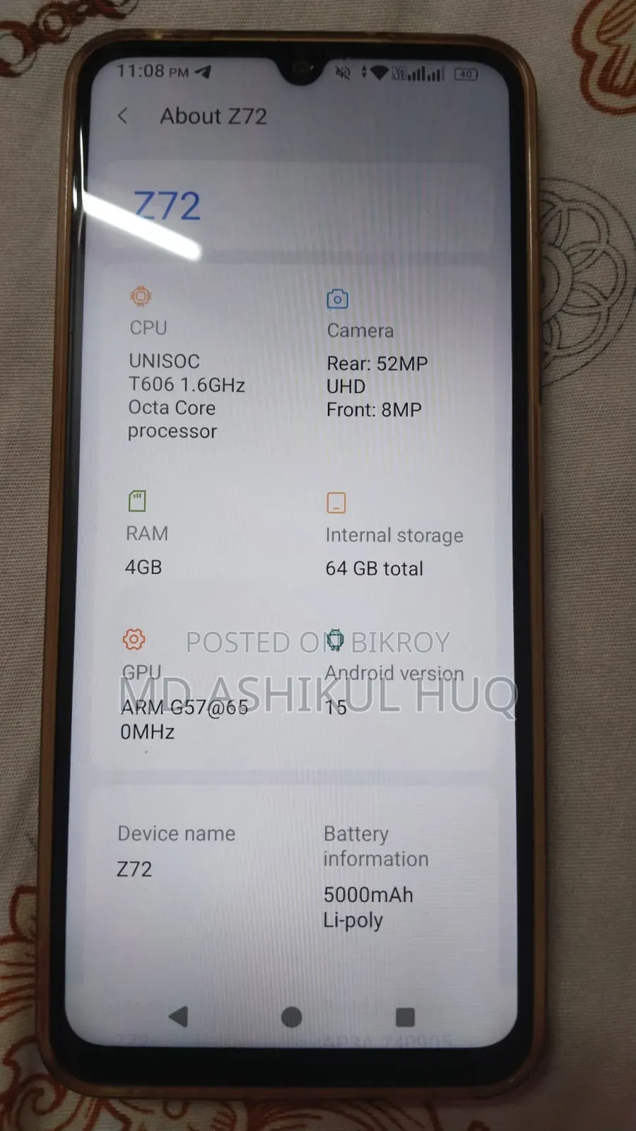 Symphony Z72 64 GB White