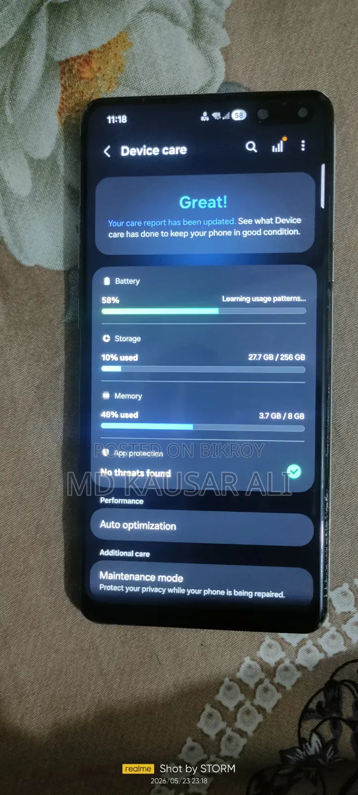 Samsung Galaxy S10 5G 256 GB White