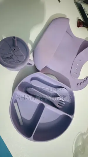 সিলিকন ফিডিং বেবি সেট