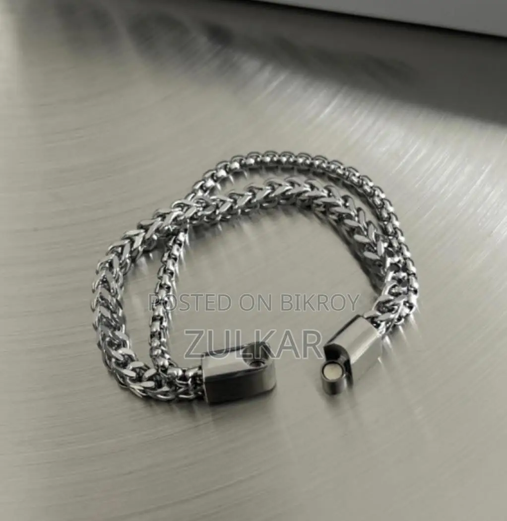 Stainless Steel Bracelet Two Parts for Men