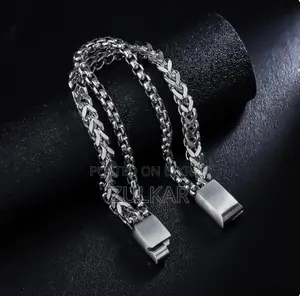 Stainless Steel Bracelet Two Parts for Men