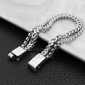 Stainless Steel Bracelet Two Parts for Men
