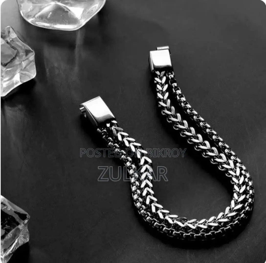 Stainless Steel Bracelet Two Parts for Men