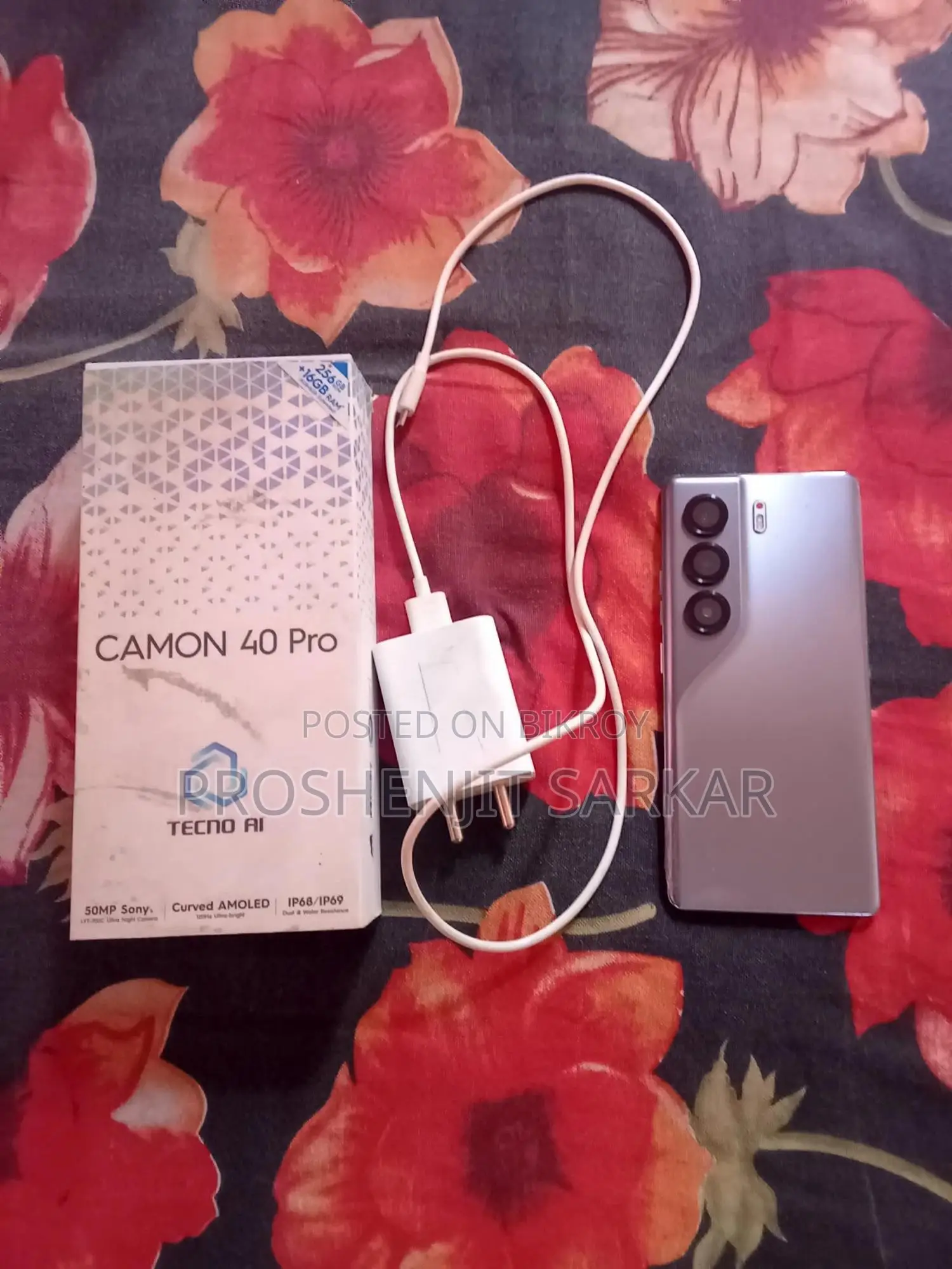Tecno Camon 40 256 GB Silver