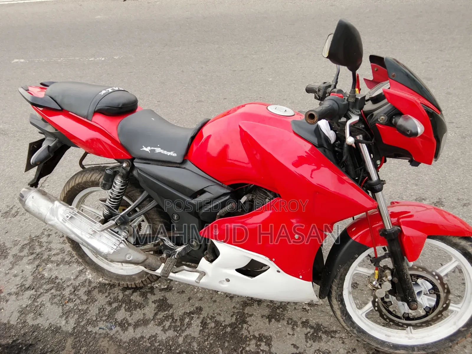TVS Apache RTR 160 2V 2015 Red
