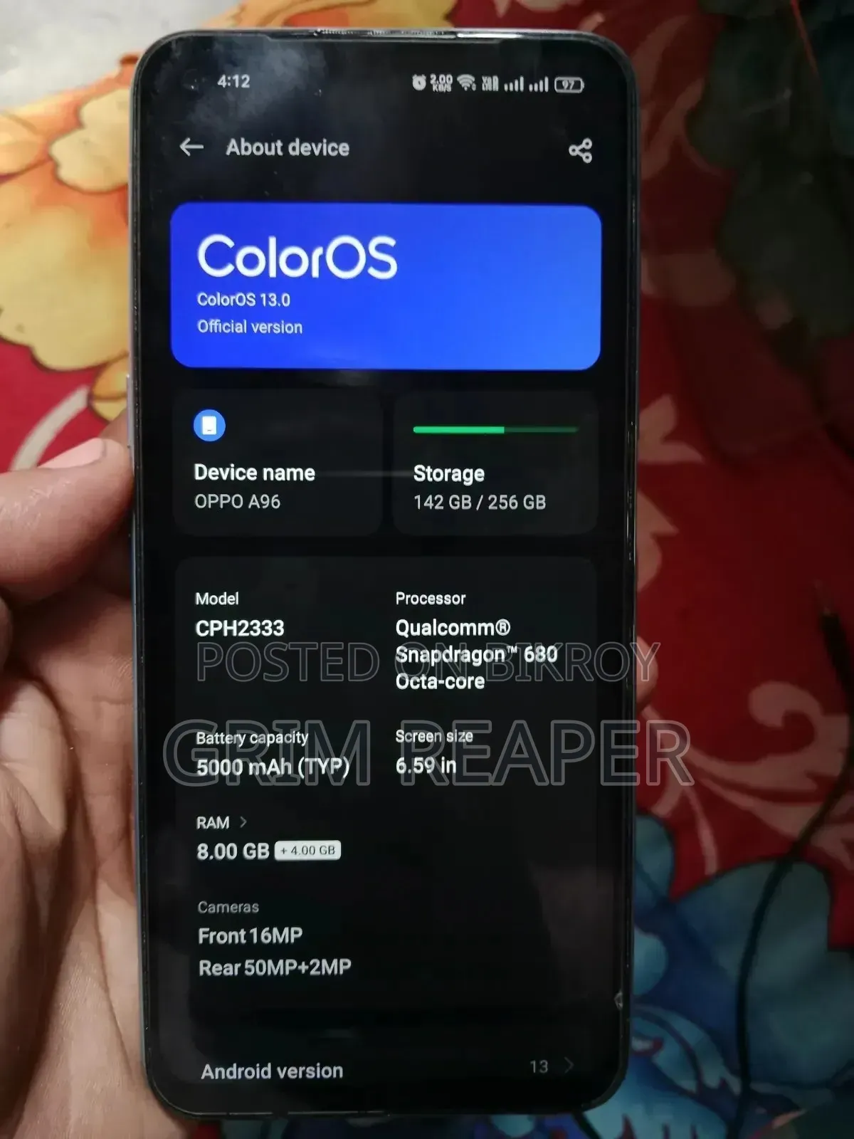 Oppo A96 256 GB