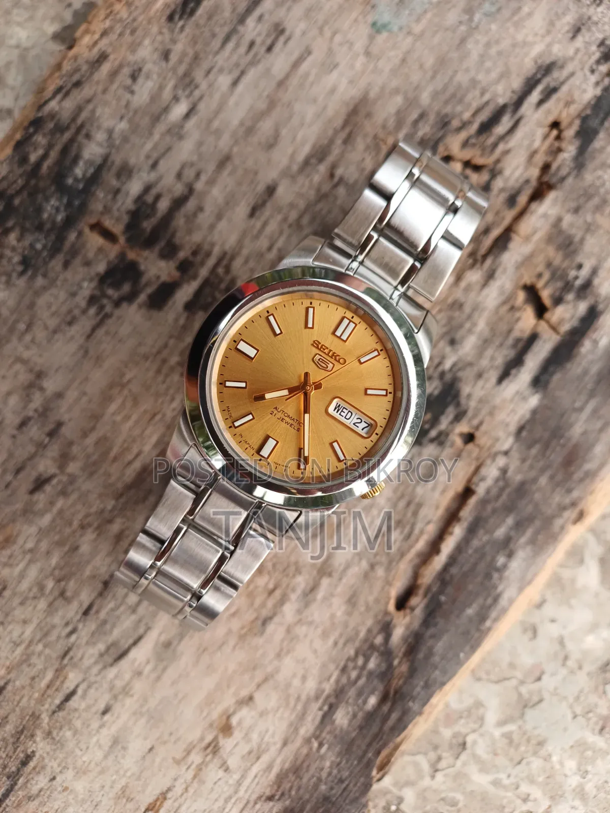 Seiko 5 Automatic Men's Wristwatch Pre Owned Fresh Condition