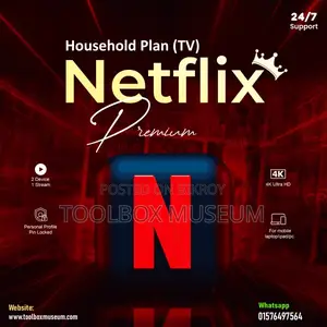 Netflix Subscription | UHD | 1 Month Premium Account