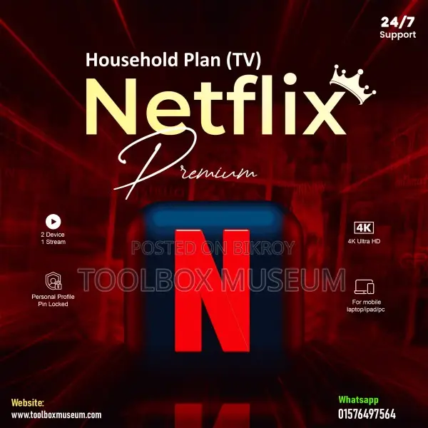 Netflix Subscription | UHD | 1 Month Premium Account