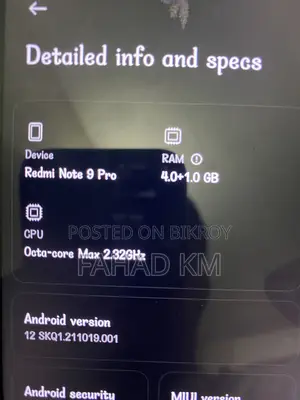 Xiaomi Redmi Note 9 Pro 64 GB White
