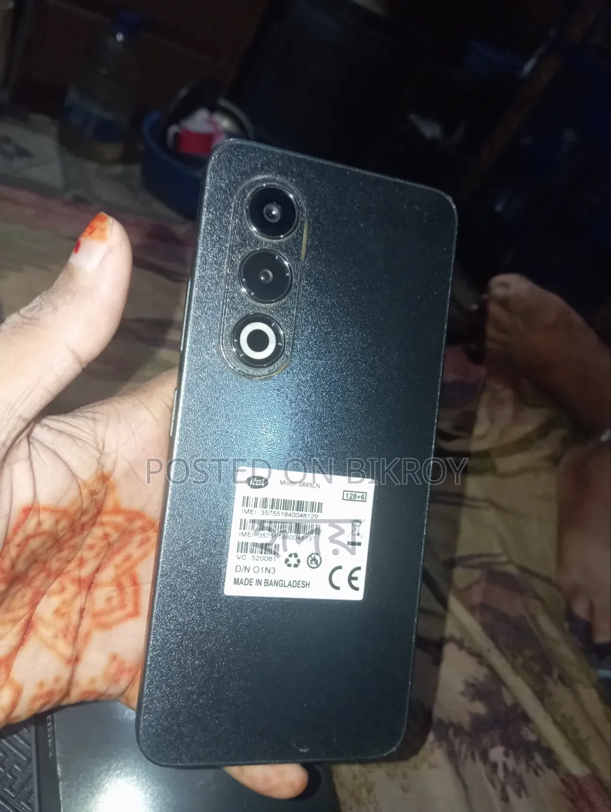 New Itel S25 128 GB Black