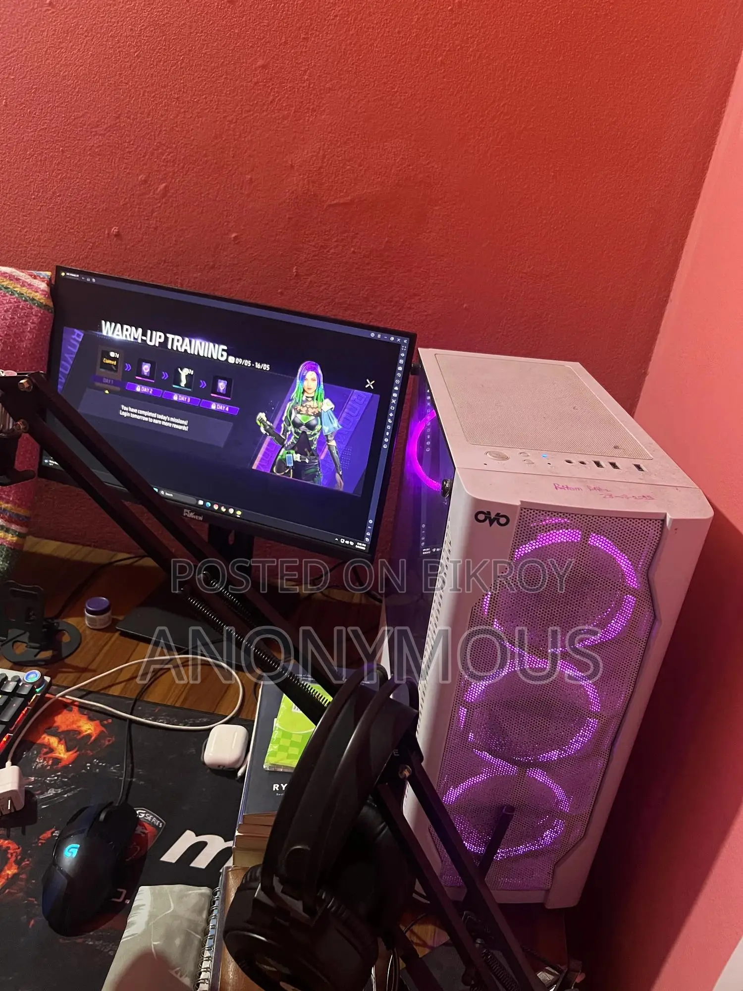 Desktop Computer 16GB AMD Ryzen 5 HDD+SSD 750GB