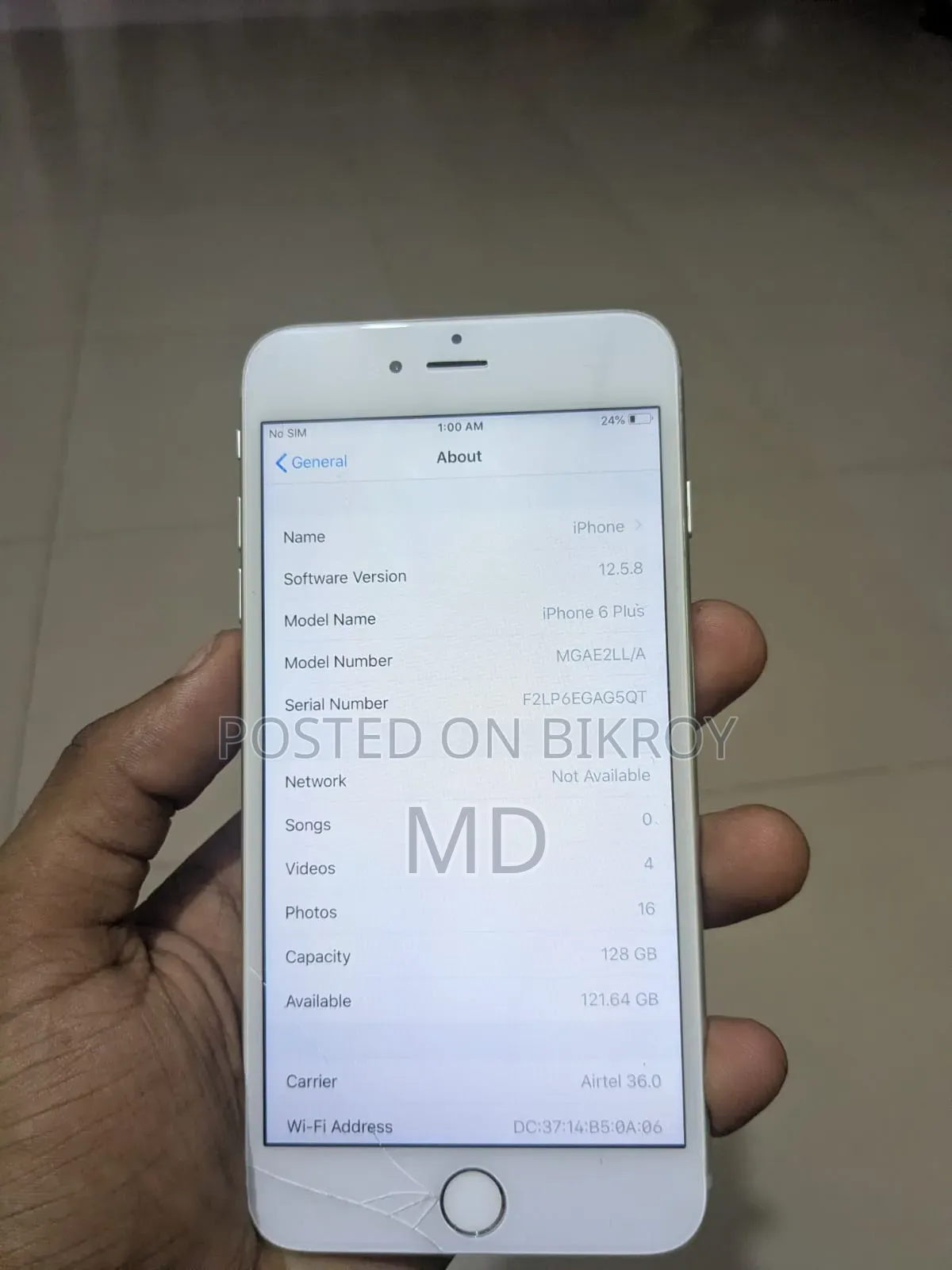 Apple iPhone 6 Plus 128 GB Silver